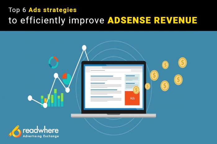 Top 6 Ads strategies to efficiently improve Adsense Revenue